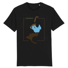 Load image into Gallery viewer, black-tshirt-and-graphic-print-of-a-dancer-on-the-front
