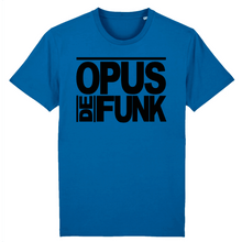 Load image into Gallery viewer, blue-t-shirt-with-text-on-the-front

