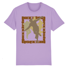 Load image into Gallery viewer, Lavender-t-shirt-with-with-dancers-and-text-on-the-front
