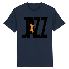 Load image into Gallery viewer, Navy jazz t-shirt 
