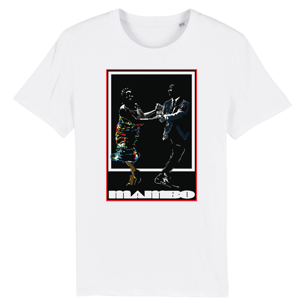 white-t-shirt-flat-a-front-print-with-a-couple-dancing-underneath-is-text-that-says-mambo