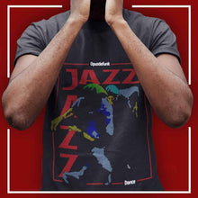 Load image into Gallery viewer, guy-wearing-black-t-shirt-with-graphic-on-the-front
